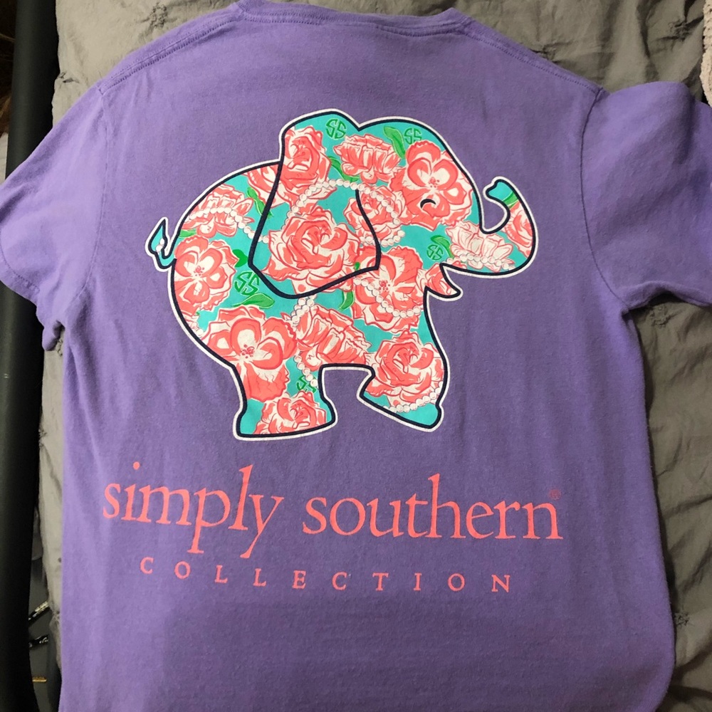 Purple simply southern